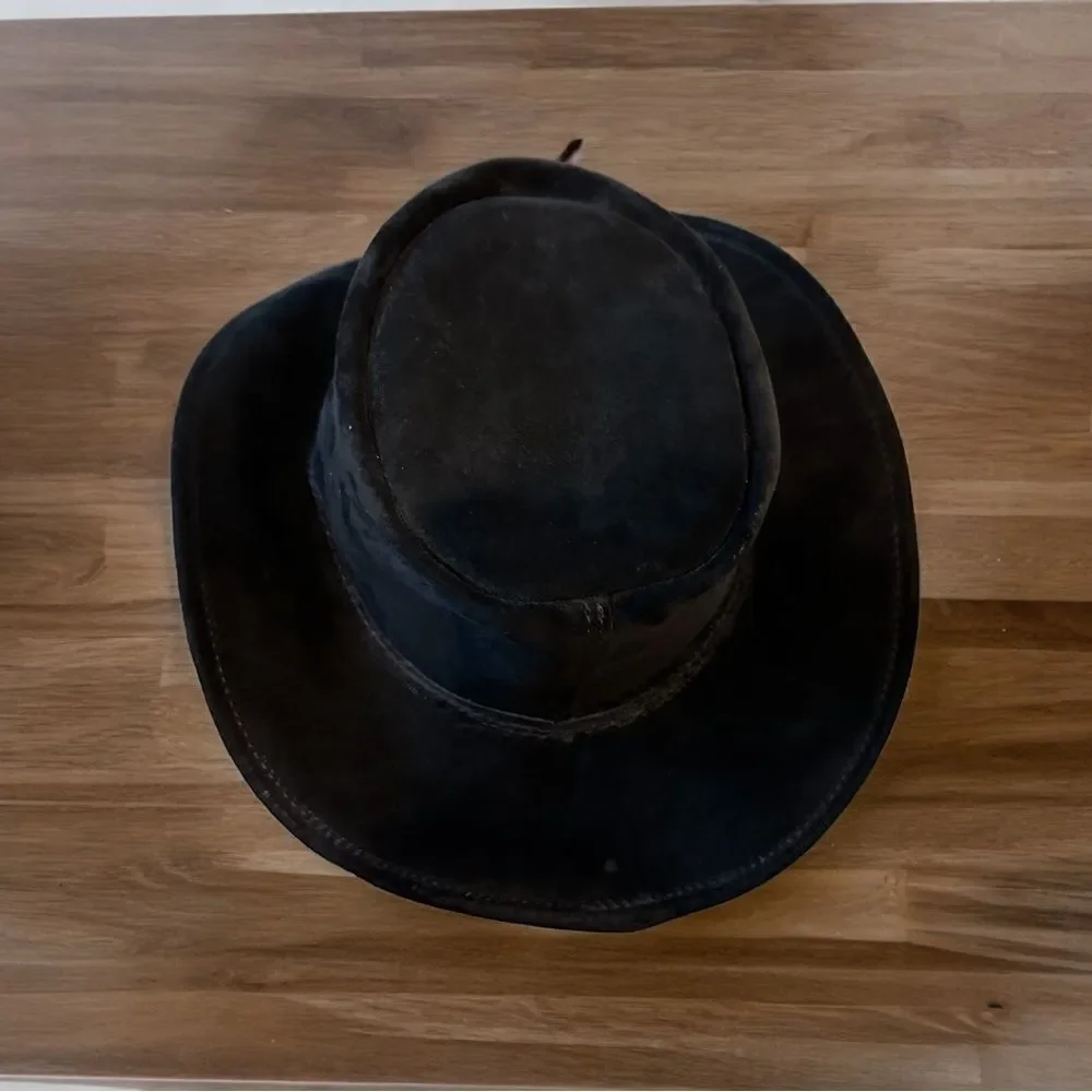 Blanctete Fair Dinkym Australia Dundee Walkabout real leather Black